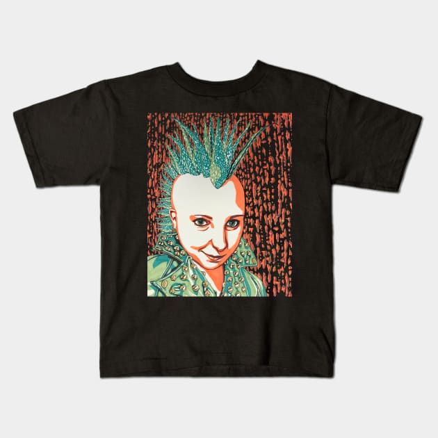 Aloe Vera Mohawk Kids T-Shirt by RaLiz